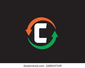 logo make with C latter editable