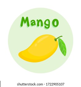 Logotipo Mango en vector de fondo blanco