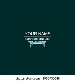 Logo for manufacturers and sellers of sanitary ware, furniture and bathroom accessories. Vector