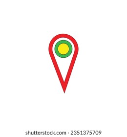 logo maps illustration design trendy