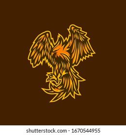 logo mascot animal sports "wild eagle"