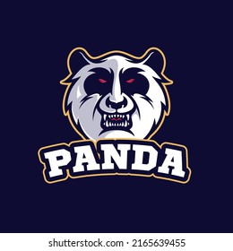 Logo Mascot Cartoon Head Panda Game