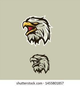 Logo Mascot Eagle Illustration artwork For your Brand or Etc.