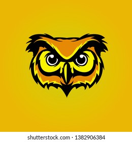 Logo Mascot OWL Design vector Teamplates 