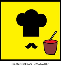 logo of a master chef and a bowl of food