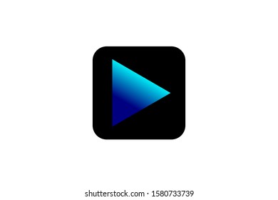Logo media vector suitable for creative company, studio, icon,