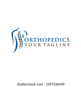 logo Medical orthopedic spine. Treatment for orthopedic traumatology