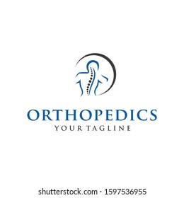logo Medical orthopedic spine. Treatment for orthopedic traumatology