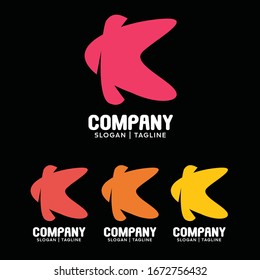 Colección de logotipos, conjunto de iconos de negocios geométricos abstractos