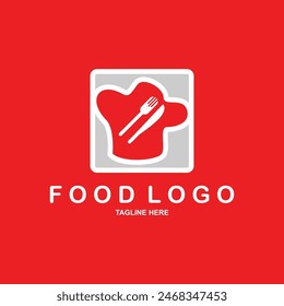 Logo menu. Cutlery logo. Cuisine, cooking symbol vector illustration. Chef logo. Restaurant logo.