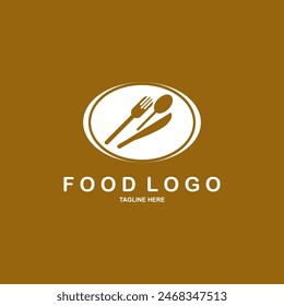 Logo menu. Cutlery logo. Cuisine, cooking symbol vector illustration. Chef logo. Restaurant logo.