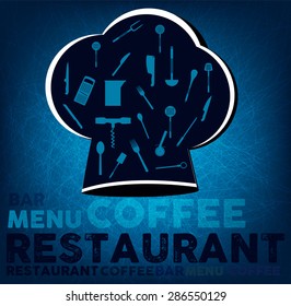 Logo Menu Restaurant with Icon