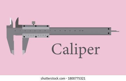 Logo metal locksmith tool caliper