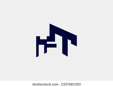 Logo mf letter company name