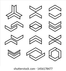 logo with minimal and modern lines