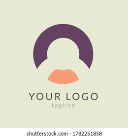 Logo minimalist of company. The icon like a siluete of people. That's very intersting logo if you use it.