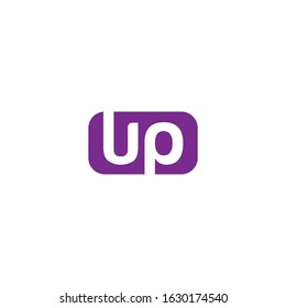 UP Logo Minimalist Company and Vector