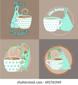 logo mint bunny