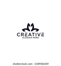 logo mm flower logo designs 