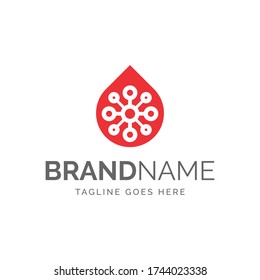 logo of modern abstract connecting circle