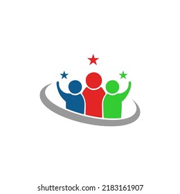 LOGO OF MODERN CHILDREN AND STARS