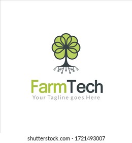 Logo for modern farm technology 