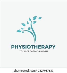 Logo Modern Physiotherapy, Vector Illustration