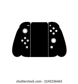The logo of a modern portable game console.Portable game console in vector on a white background.