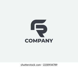 Logo modern simple creative monogram lettermark brand corporate company initial letter F A G R wings