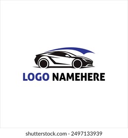 Logotipo de super coche moderno