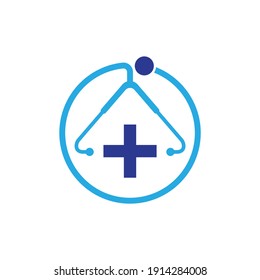 Logo for modern template medicine clinic sign, Healthy clinic logo