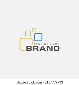 A logo with a modern theme can be used for tech or something like that.