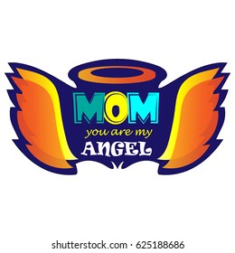 Logo for mom. Sticker. The occasion. Sport. Status. Can be used in a trade or business.