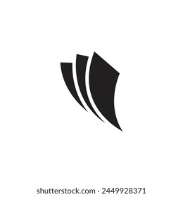 Logo money black simple elegant design template element