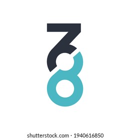 the logo is monogram 7, 6 and 8