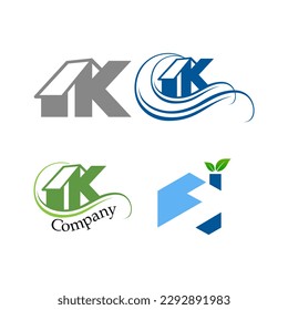 The logo is a monogram AK and Z in classic home.