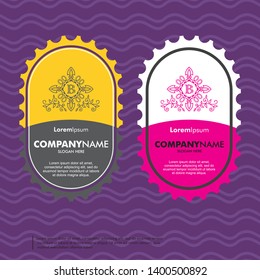 logo Monogram B Vector Template