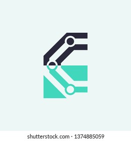 Logo Monogram C Letter Concept Design