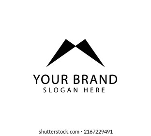 
A logo with a monogram concept between the letters M, this logo is suitable for fashion brands and personal branding.
