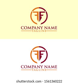 LOGO MONOGRAM FE COMPANY VECTOR TRIANGLE 