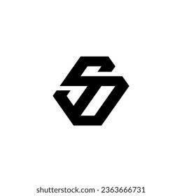 SO Logo, SO Monogram, Initial SO Logo, Letter SO Logo, Creative Icon, Vector