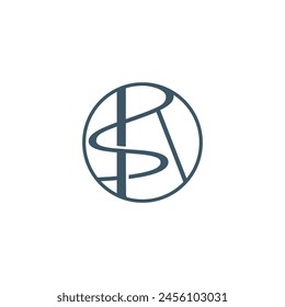 Logo monogram initial letter rs luxury. Rs initials logo design initial letter logo creative luxury logo template