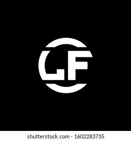logo monogram isolated on circle element design template