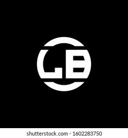 logo monogram isolated on circle element design template