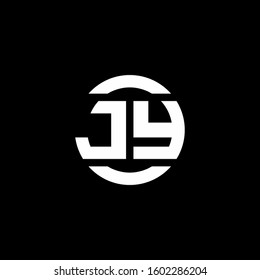 logo monogram isolated on circle element design template