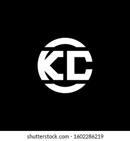 logo monogram isolated on circle element design template