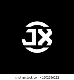 logo monogram isolated on circle element design template