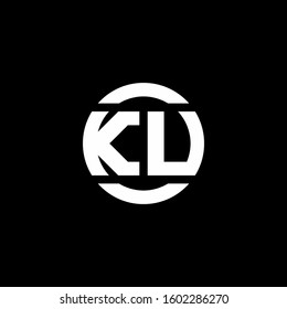 logo monogram isolated on circle element design template