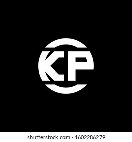 logo monogram isolated on circle element design template
