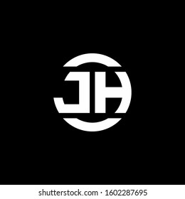 logo monogram isolated on circle element design template